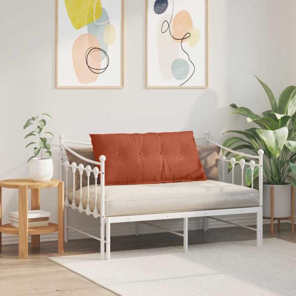 Rückenkissen Rot-Orange 100 x 50 cm Cordstoff