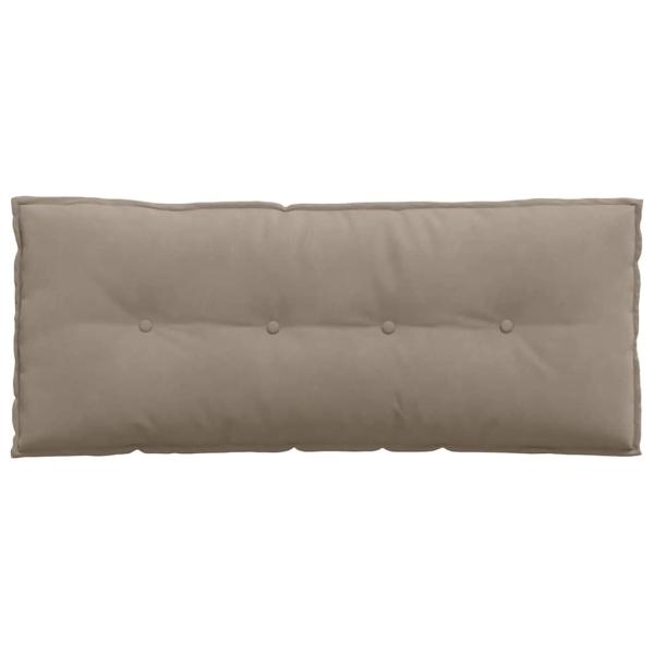 Rückenkissen Taupe 120 x 50 cm Mikrofaserstoff