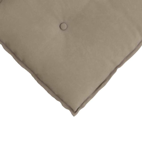 Rückenkissen Taupe 120 x 50 cm Mikrofaserstoff