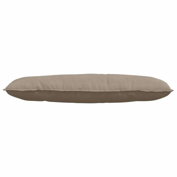 Rückenkissen Taupe 120 x 50 cm Mikrofaserstoff