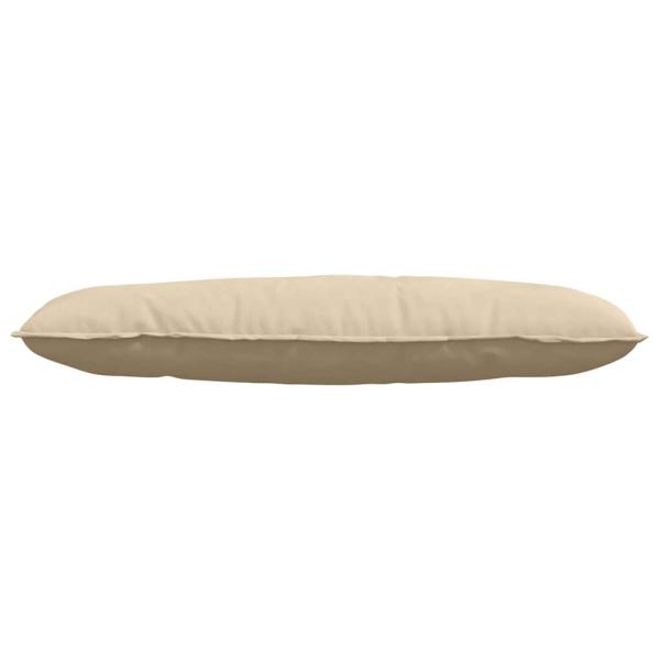 Rückenkissen Creme 120 x 50 cm Mikrofaserstoff
