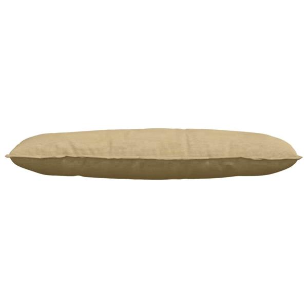 Rückenkissen Grau-Grün 120 x 50 cm Cordstoff