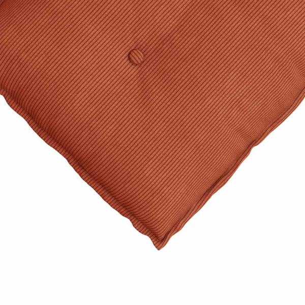 Rückenkissen Rot-Orange 120 x 50 cm Cordstoff
