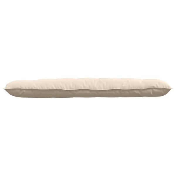 Rückenkissen Beige 160 x 50 cm Mikrofaserstoff