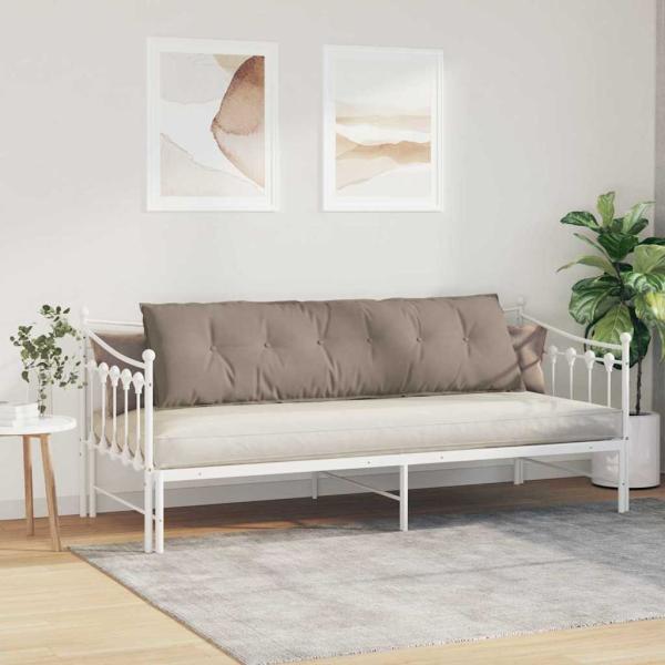 Rückenkissen Taupe 180 x 50 cm Mikrofaserstoff
