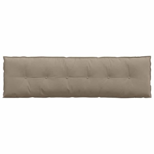 Rückenkissen Taupe 180 x 50 cm Mikrofaserstoff