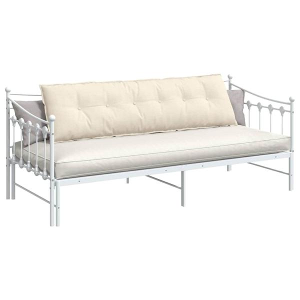 Rückenkissen Creme 180 x 50 cm Cordstoff
