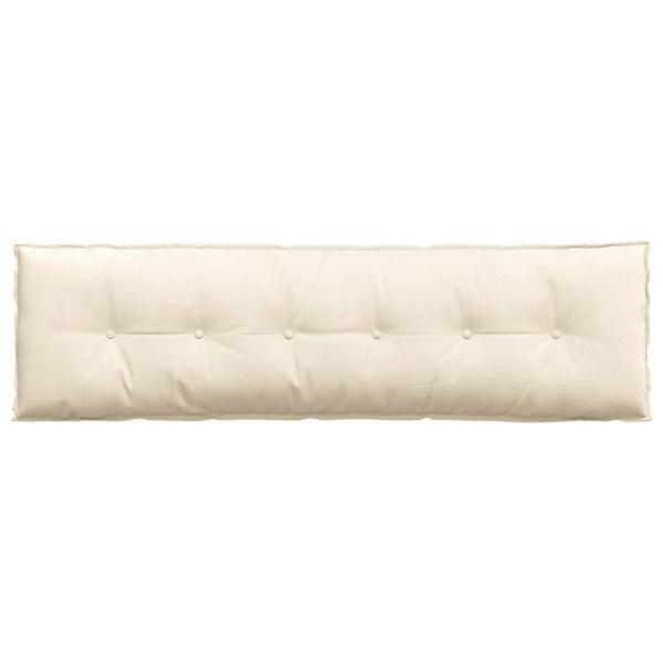 Rückenkissen Creme 180 x 50 cm Cordstoff