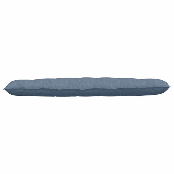 Rückenkissen Blau 180 x 50 cm Cordstoff