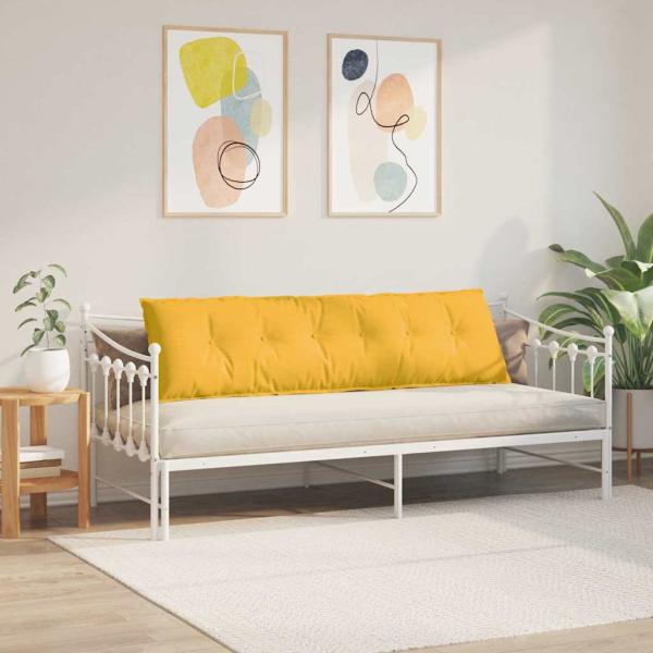 Rückenkissen Helles Gelb 180 x 50 cm Cordstoff