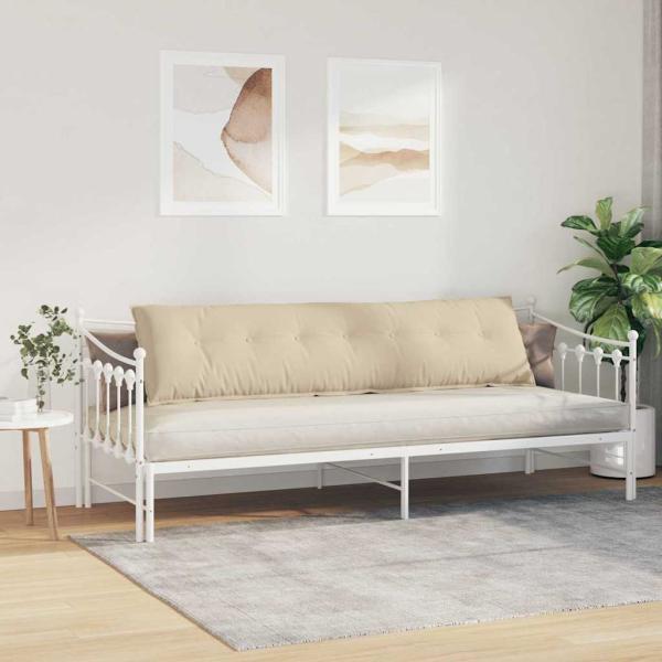 Rückenkissen Creme 200 x 50 cm Mikrofaserstoff