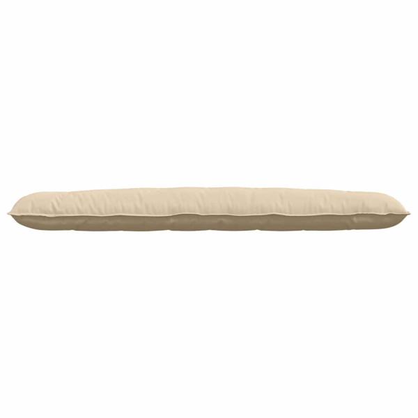 Rückenkissen Creme 200 x 50 cm Mikrofaserstoff