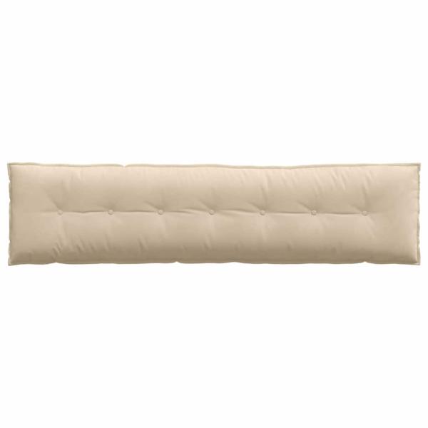 Rückenkissen Creme 200 x 50 cm Mikrofaserstoff