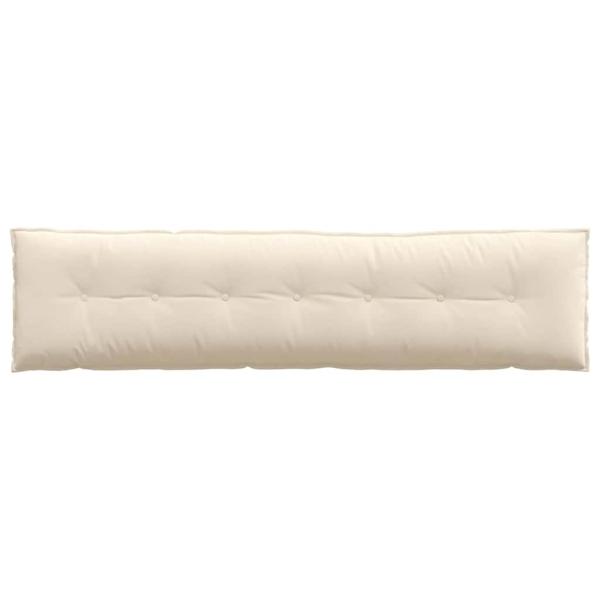 Rückenkissen Beige 200 x 50 cm Mikrofaserstoff