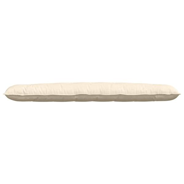 Rückenkissen Creme 200 x 50 cm Cordstoff