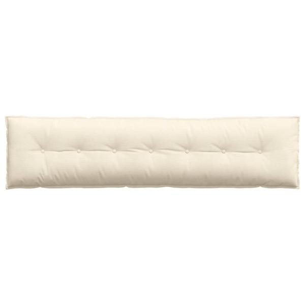 Rückenkissen Creme 200 x 50 cm Cordstoff