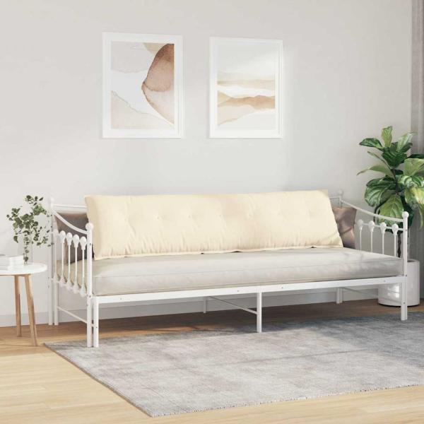 Rückenkissen Creme 200 x 50 cm Cordstoff