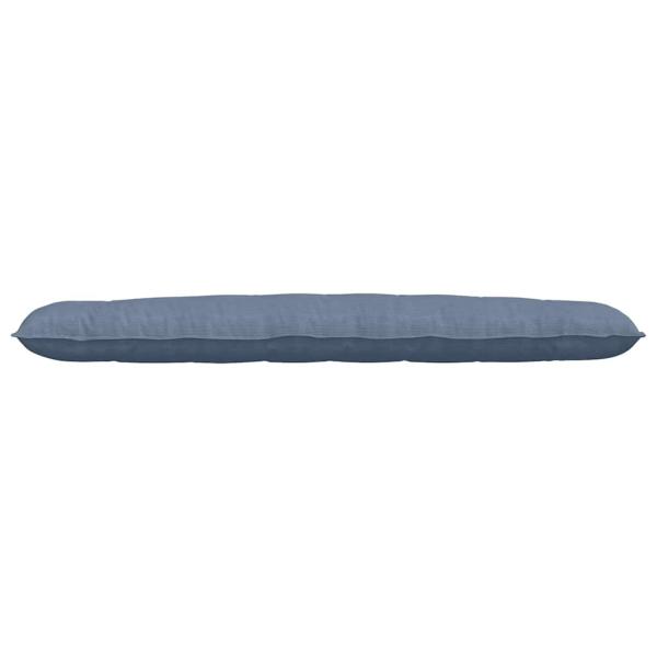 Rückenkissen Blau 200 x 50 cm Cordstoff