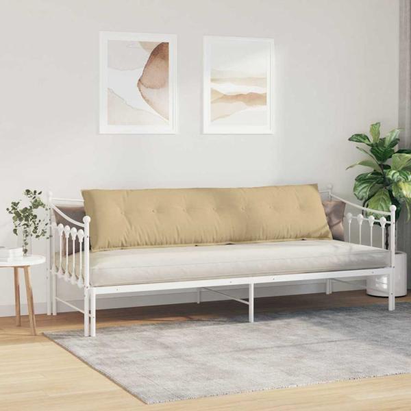 Rückenkissen Grau-Grün 200 x 50 cm Cordstoff