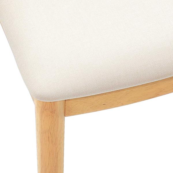 Esszimmerstuhl 2 pcs Natürlich und hell Massives Gummiholz