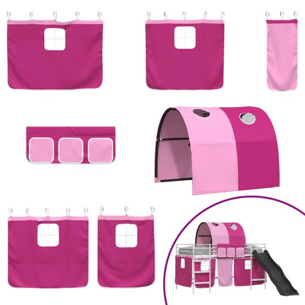 Weiß und Rosa 100 x 201 cm