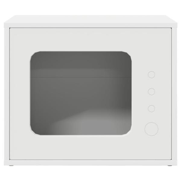 Katzenhaus Weiß 51 x 30 x 42 cm Holzwerkstoff