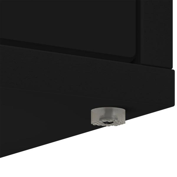 Katzenhaus Schwarz 51 x 30 x 42 cm Holzwerkstoff