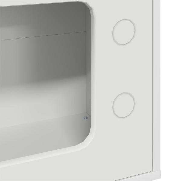 Katzenhaus Weiß 51 x 30 x 52 cm Holzwerkstoff