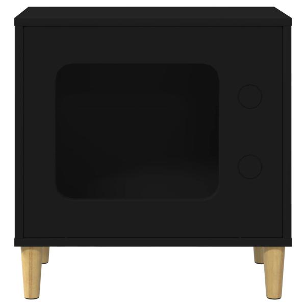 Katzenhaus Schwarz 51 x 30 x 52 cm Holzwerkstoff