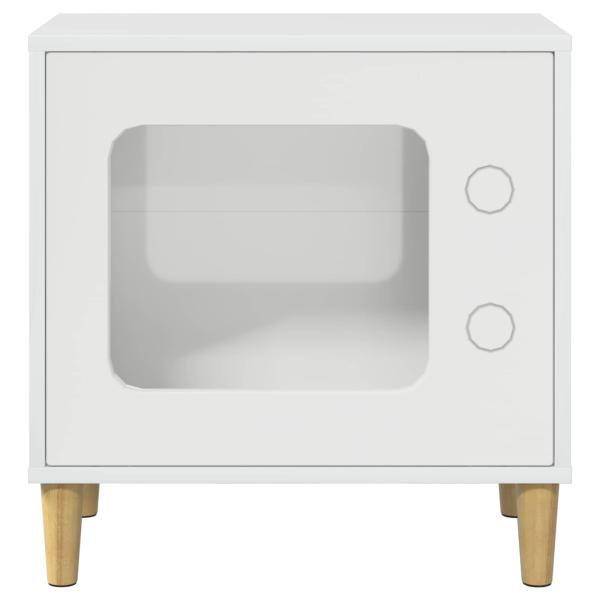 Katzenhaus Glänzend Weiß 51 x 30 x 52 cm Holzwerkstoff