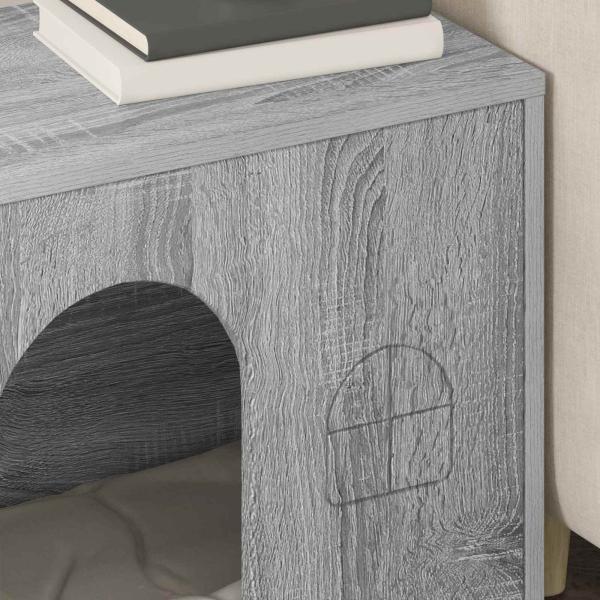 Katzenhaus Graues Sonoma 51 x 30 x 52 cm Holzwerkstoff