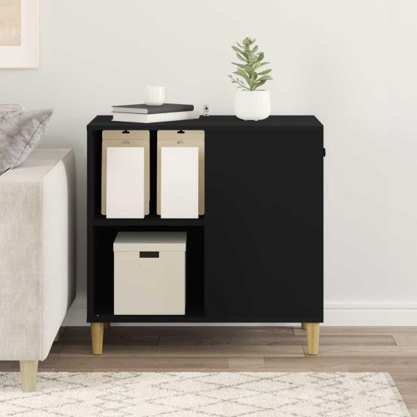 Katzenhaus Schwarz 72 x 42,5 x 70 cm Holzwerkstoff