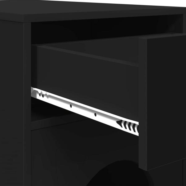 Katzenhaus Schwarz 72 x 42,5 x 70 cm Holzwerkstoff