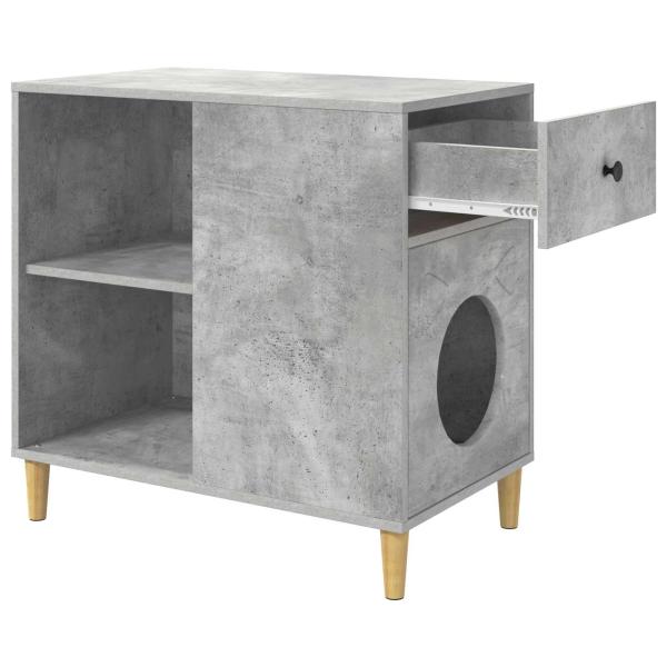 Katzenhaus Beton 72 x 42,5 x 70 cm Holzwerkstoff