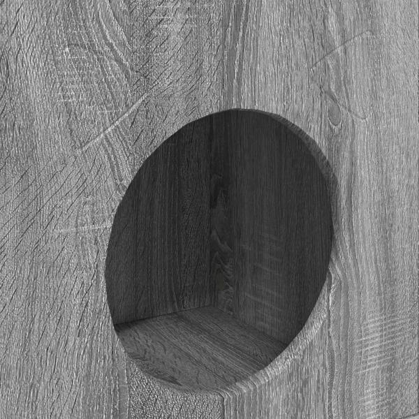 Katzenhaus Graues Sonoma 72 x 42,5 x 70 cm Holzwerkstoff