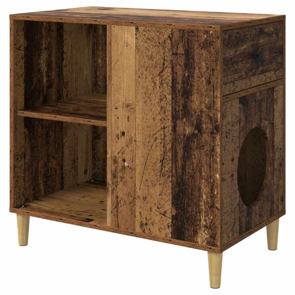 Katzenhaus Altholz 72 x 42,5 x 70 cm Holzwerkstoff