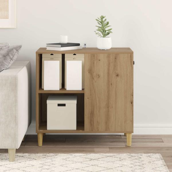 Katzenhaus Kunsthandwerk Eiche 72 x 42,5 x 70 cm Holzwerkstoff