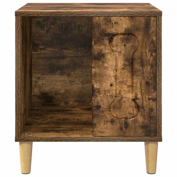 Hundehütte Geräucherte Eiche 44 x 42 x 49 cm Holzwerkstoff