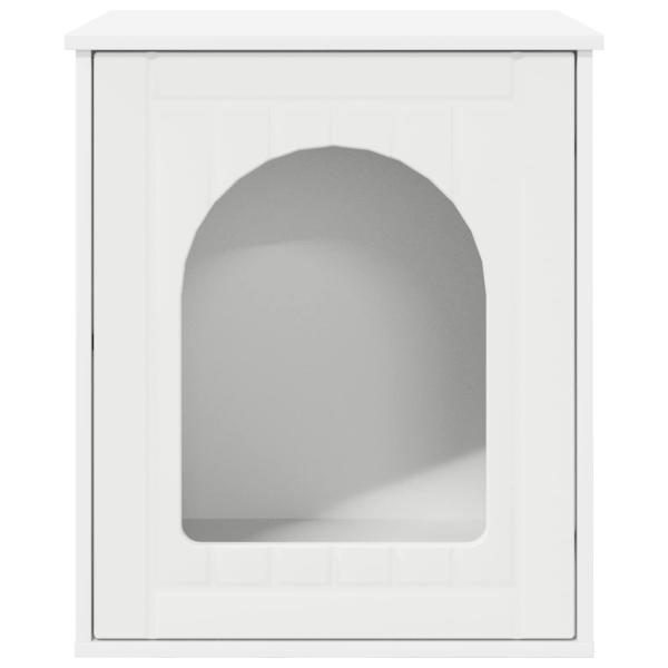 Katzenhaus Weiß 53 x 52 x 60 cm Holzwerkstoff
