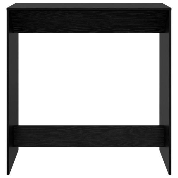 Bartisch Schwarz Eichen-Optik 102 x 50 x 103,5 cm Holzwerkstoff