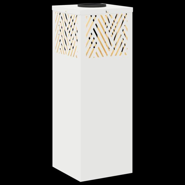 Solar LED Weg Licht 2 pcs Weiß Kalt gewalzter Stahl