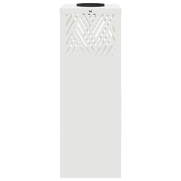 Solar LED Weg Licht 2 pcs Weiß Kalt gewalzter Stahl