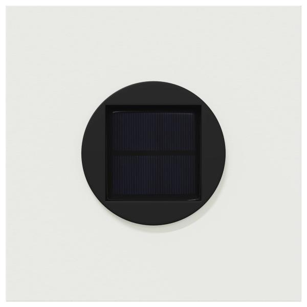 Solar LED Weg Licht 2 pcs Weiß Kalt gewalzter Stahl