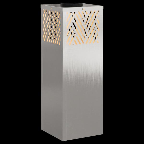 Solar LED Weg Licht Fischgrätenmuster 2 pcs Edelstahl Edelstahl