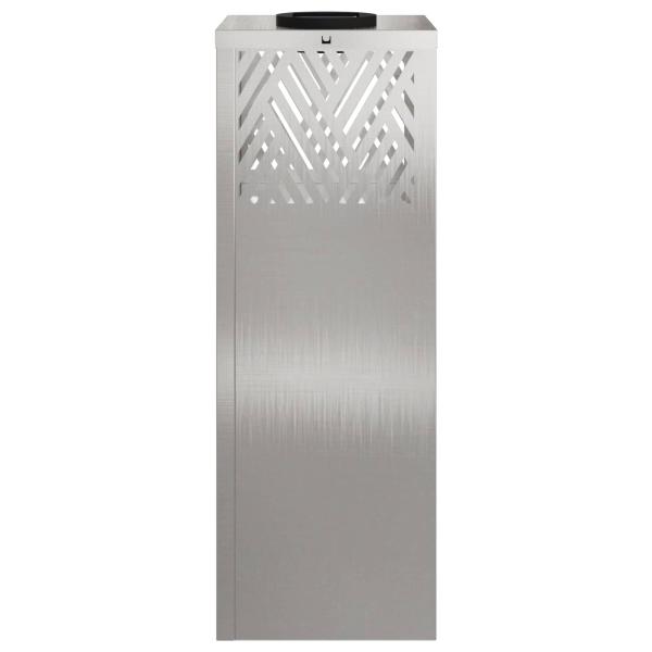 Solar LED Weg Licht Fischgrätenmuster 2 pcs Edelstahl Edelstahl