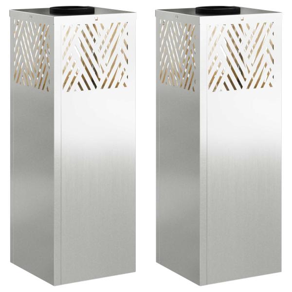 Solar LED Weg Licht 2 pcs Galvanisiert Galvanisiert