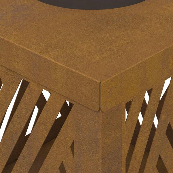 Solar LED Weg Licht 2 pcs Cortenstahl Cortenstahl