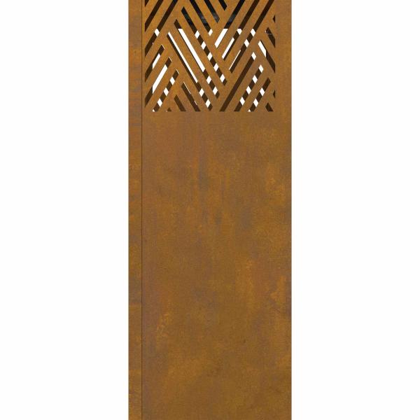 Solar LED Weg Licht 2 pcs Cortenstahl Cortenstahl