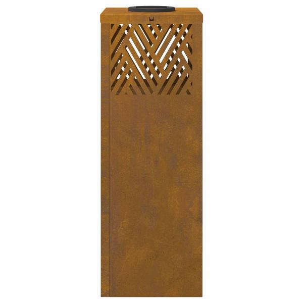 Solar LED Weg Licht 2 pcs Cortenstahl Cortenstahl