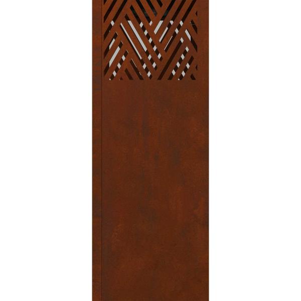 Solar LED Weg Licht 2 pcs Cortenstahl Cortenstahl